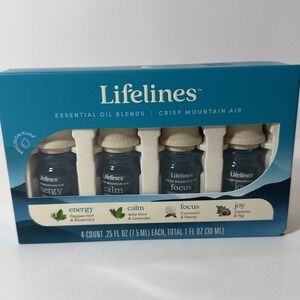 Lifelines Essential Oil Blends - Mess-Free‎ Aromatherapy for Home Crisp Mt Air